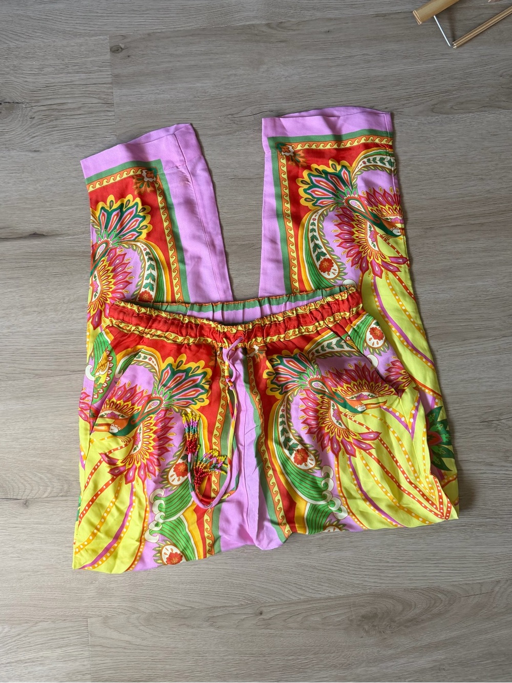 Farm rio beach toucan scarf trousers